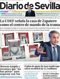 Portada Diario de Sevilla 2026-05-26