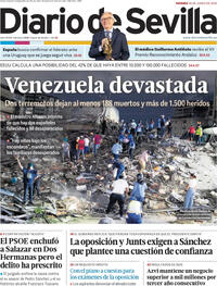 Portada Diario de Sevilla 2026-06-26