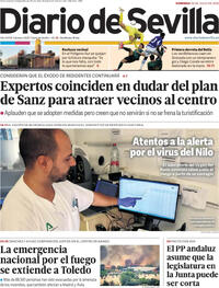 Portada periódico Diario de Sevilla