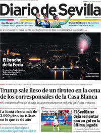 Portada Diario de Sevilla 2026-04-27