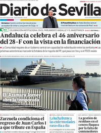 Portada Diario de Sevilla 2026-02-28