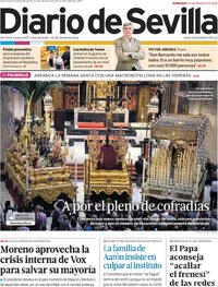 Portada Diario de Sevilla 2026-03-29