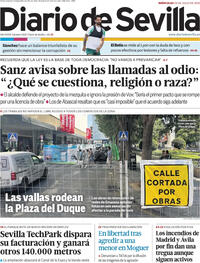 Portada Diario de Sevilla 2026-07-29
