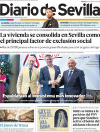 Portada Diario de Sevilla 2026-05-30