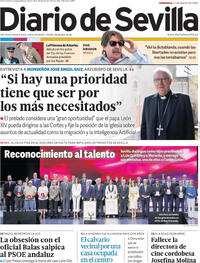 Portada Diario de Sevilla 2026-05-31