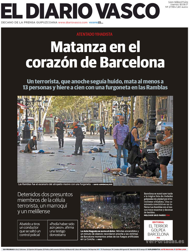 Portada La Verdad 2017-08-18