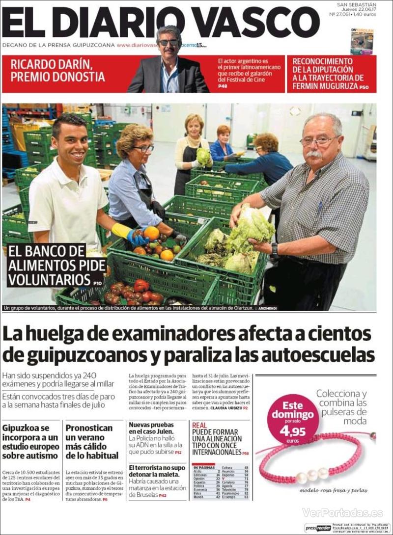 Portada La Verdad 2017-06-22