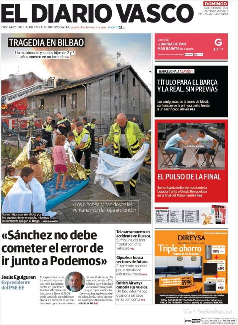 Portada La Verdad 2017-05-28