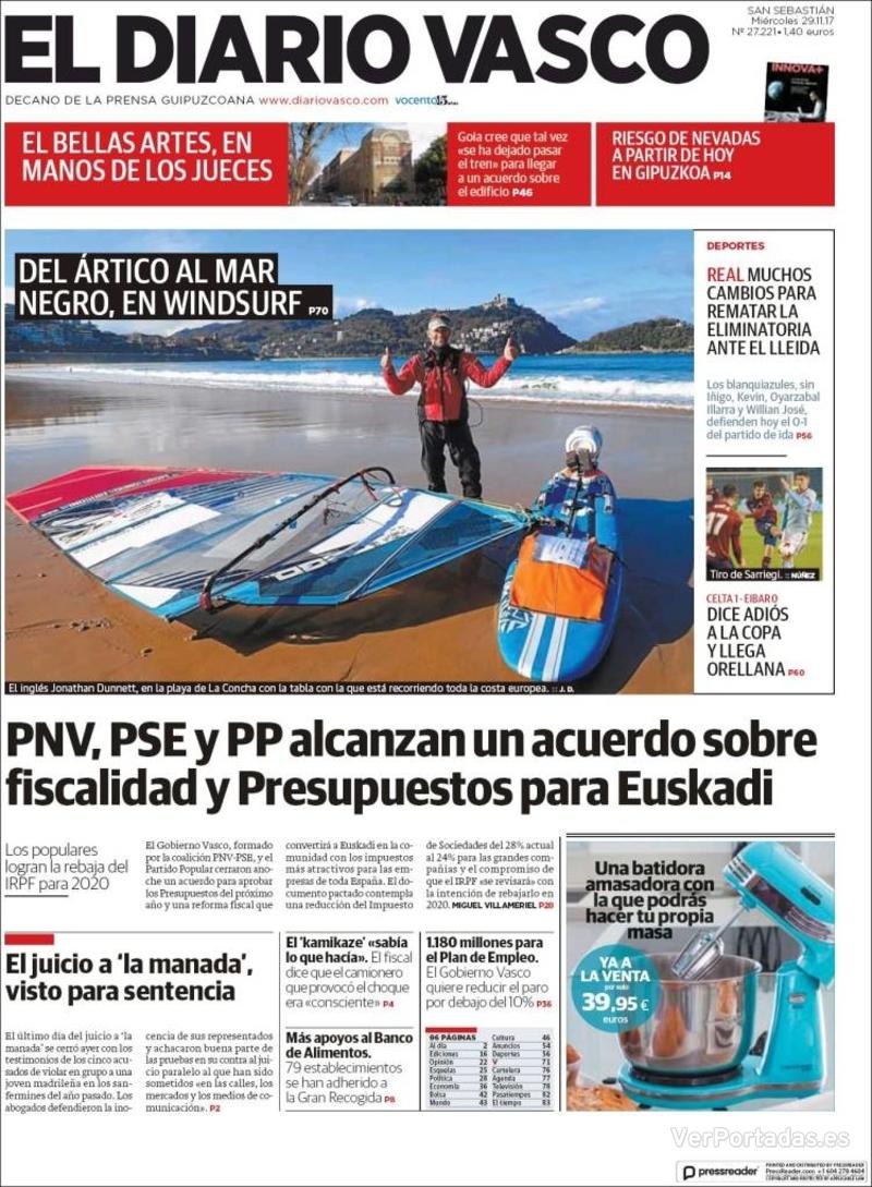 Portada La Verdad 2017-11-29