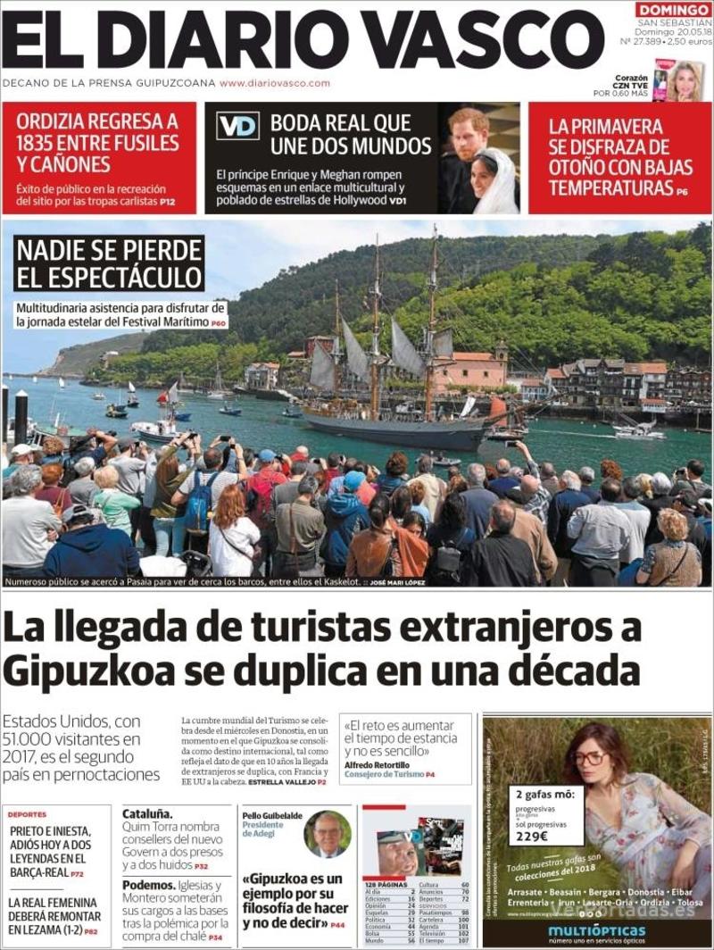 Portada La Verdad 2018-05-20