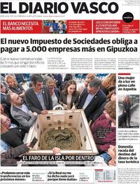 Portada El Diario Vasco 2018-12-01