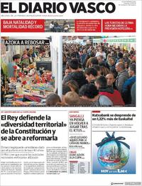 Portada El Diario Vasco 2018-12-07