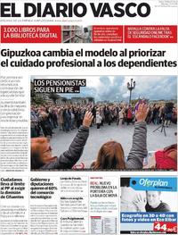 Portada El Diario Vasco 2018-04-10