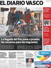 Portada El Diario Vasco 2018-10-30