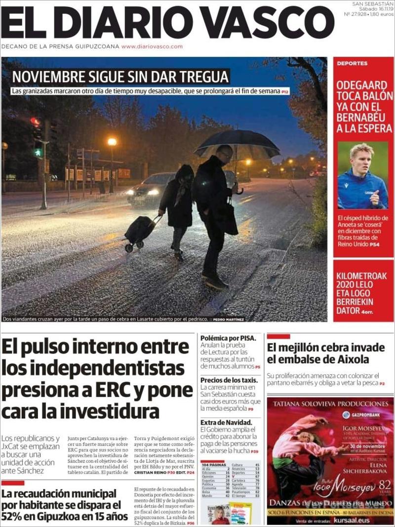 Portada La Verdad 2019-11-16