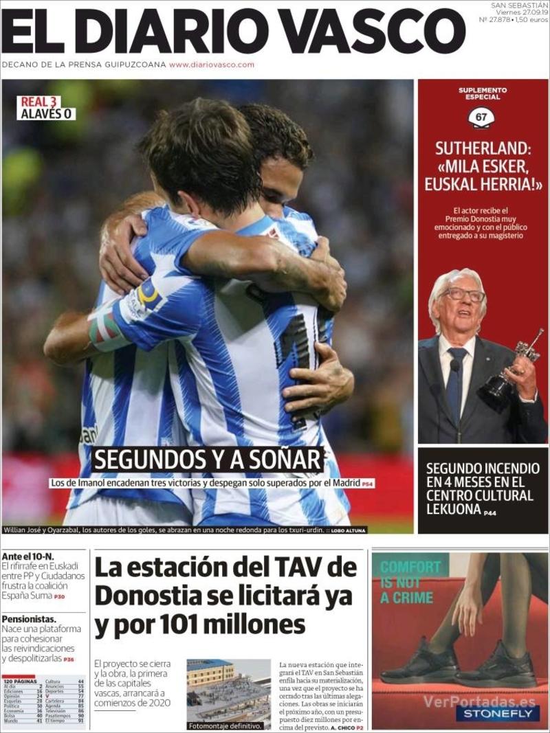 Portada La Verdad 2019-09-27