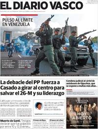 Portada El Diario Vasco 2019-05-01