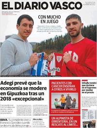 Portada El Diario Vasco 2019-02-02