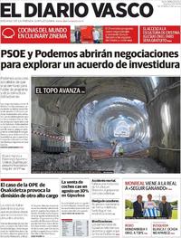 Portada El Diario Vasco 2019-09-03