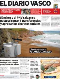 Portada El Diario Vasco 2019-04-04
