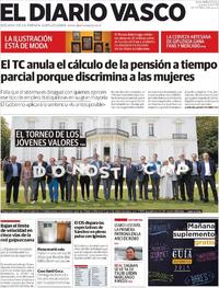 Portada El Diario Vasco 2019-07-04