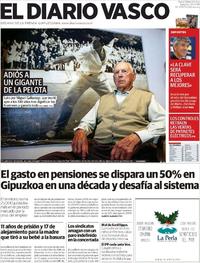 Portada El Diario Vasco 2019-01-05