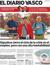 Portada El Diario Vasco 2019-06-05