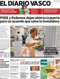 Portada El Diario Vasco 2019-09-06