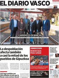 Portada El Diario Vasco 2019-04-07