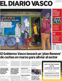 Portada El Diario Vasco 2019-02-08