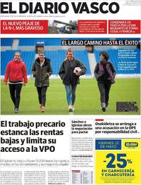 Portada El Diario Vasco 2019-05-08