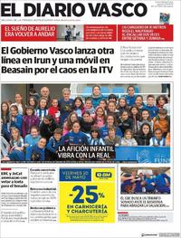 Portada El Diario Vasco 2019-05-09