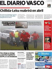 Portada El Diario Vasco 2019-01-10