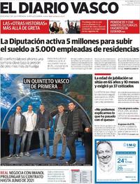 Portada El Diario Vasco 2019-12-10