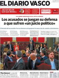 Portada El Diario Vasco 2019-02-13