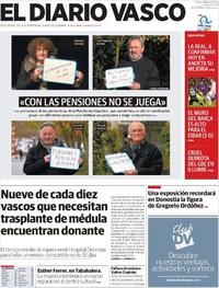 Portada El Diario Vasco 2019-01-14