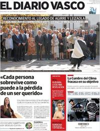 Portada El Diario Vasco 2019-12-16