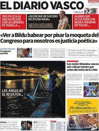 Portada El Diario Vasco 2019-11-17