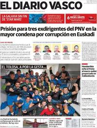 Portada El Diario Vasco 2019-12-18