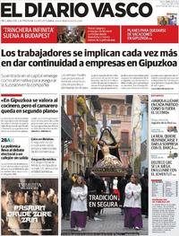 Portada El Diario Vasco 2019-04-19