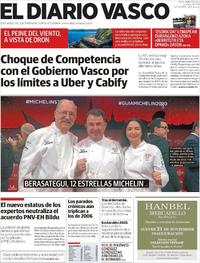 Portada El Diario Vasco 2019-11-21