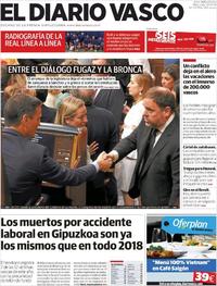 Portada El Diario Vasco 2019-05-22