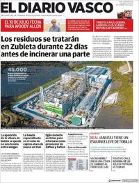 Portada El Diario Vasco 2019-02-23