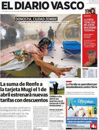 Portada El Diario Vasco 2019-03-23
