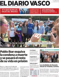 Portada El Diario Vasco 2019-05-23