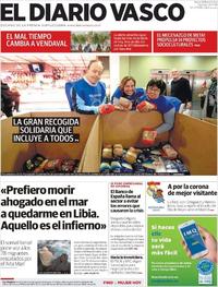 Portada El Diario Vasco 2019-11-23