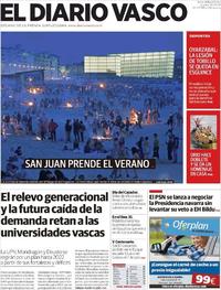 Portada El Diario Vasco 2019-06-24