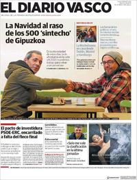 Portada El Diario Vasco 2019-12-24