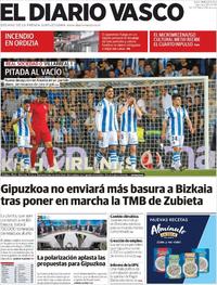 Portada El Diario Vasco 2019-04-26