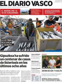 Portada El Diario Vasco 2019-08-28